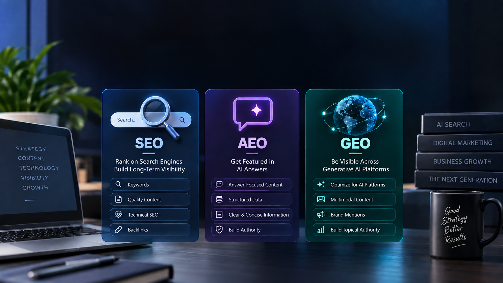 SEO AEO GEO in 2026